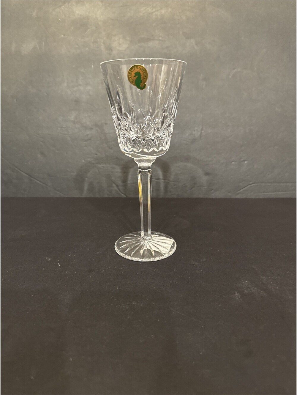 Waterford Lismore Crystal Claret Wine Glass 7 3/8” H By 3 1/8” W